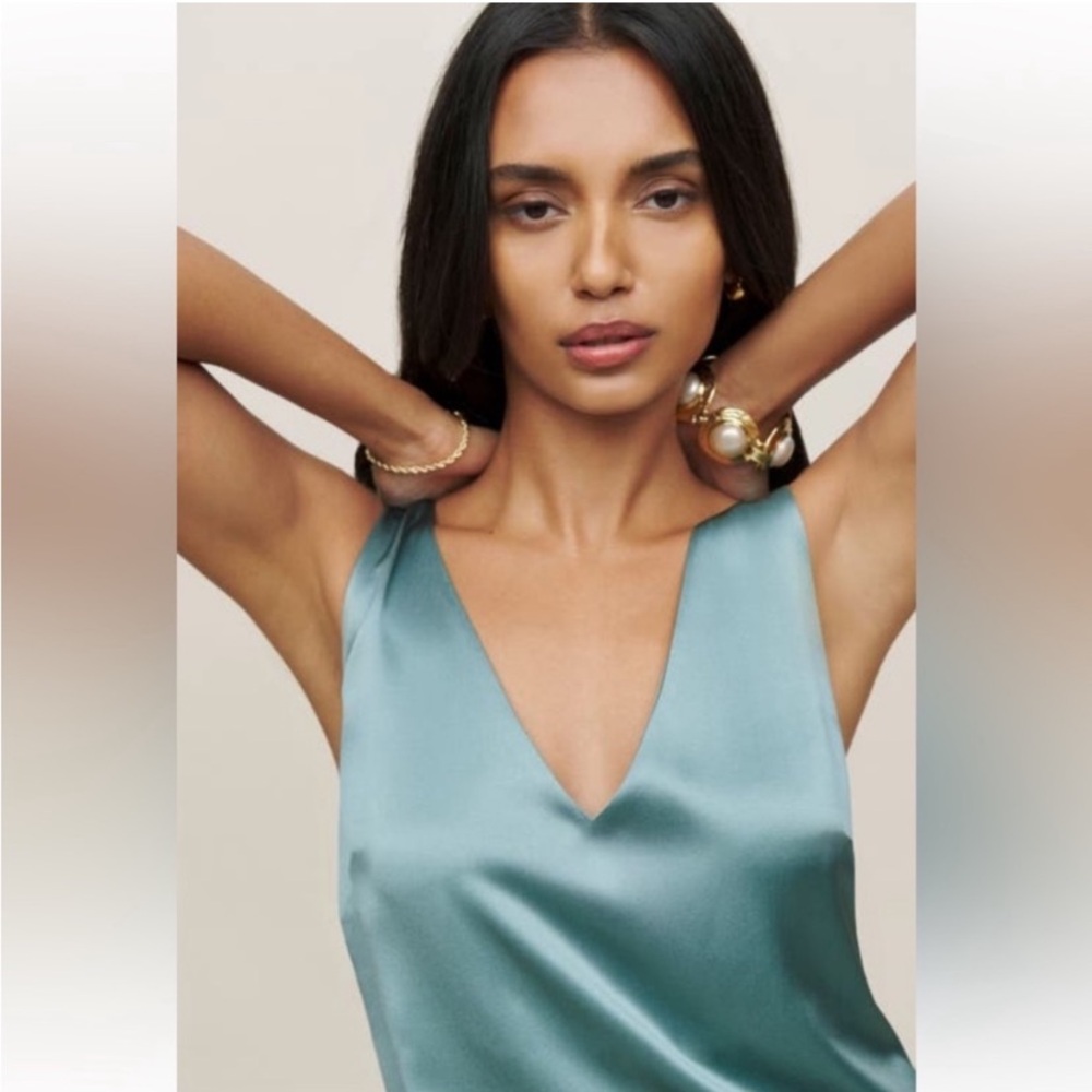 Lian Silk Maxii Dress, Reformation